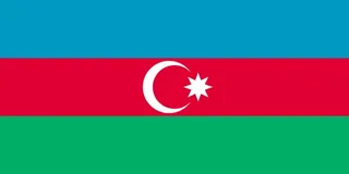 Flag: Aserbajdsjan