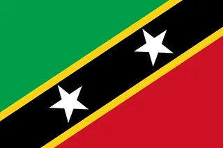 Flag: Saint Kitts og Nevis