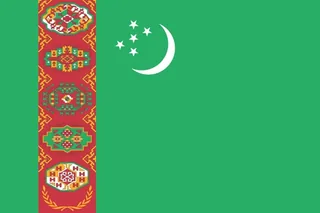 Vlag van Turkmenistan