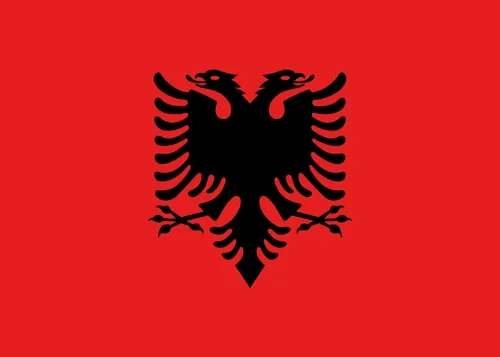 Flaga: Albania