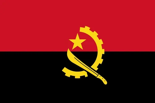 Flagga: Angola