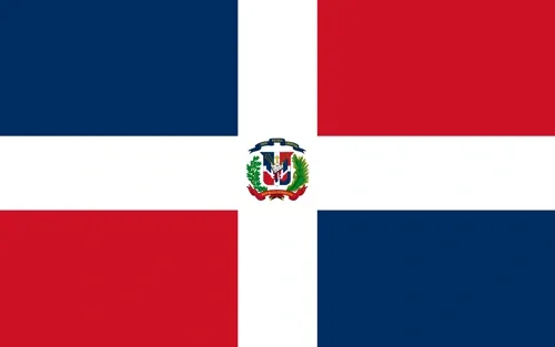 Flagge: Dominikanische Republik