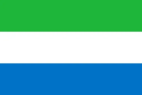 Flagge: Sierra Leone