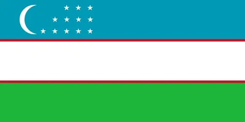 Flaga: Uzbekistan